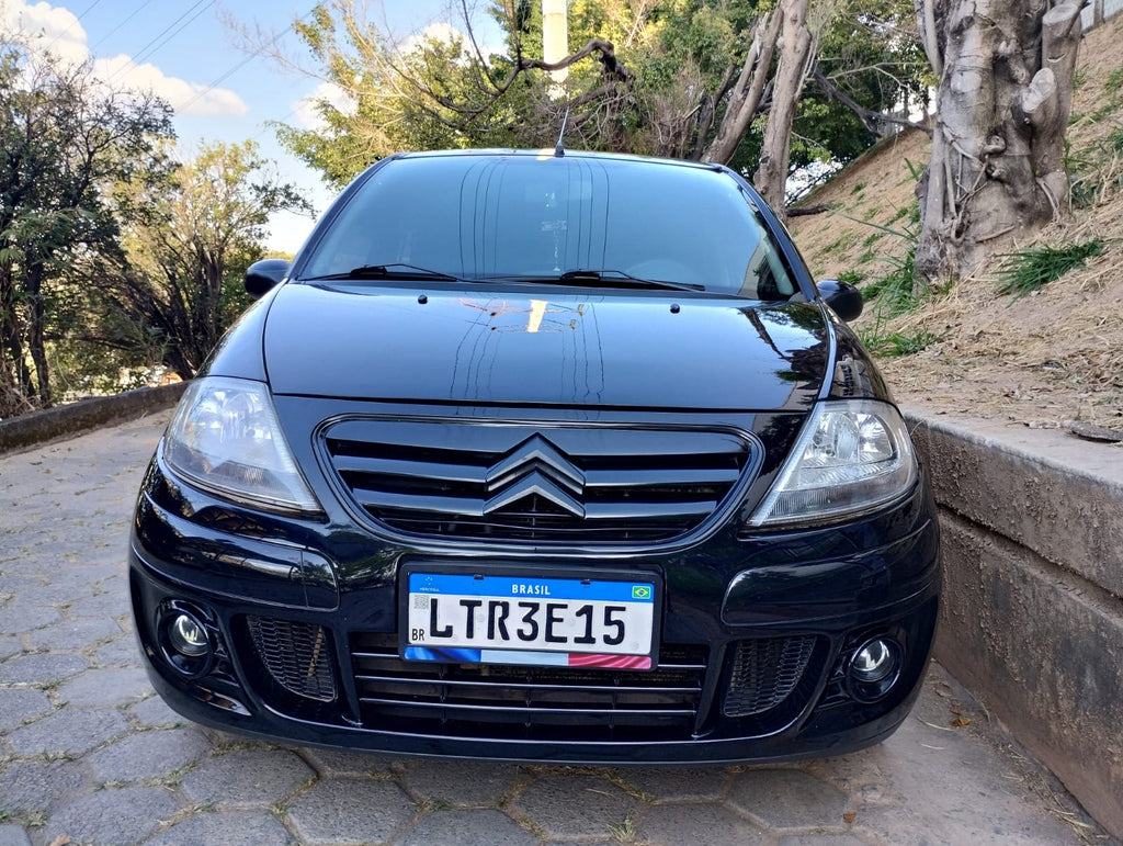 Suporte Moldura Placa Mercosul Carro Bandeira França - 1 Par