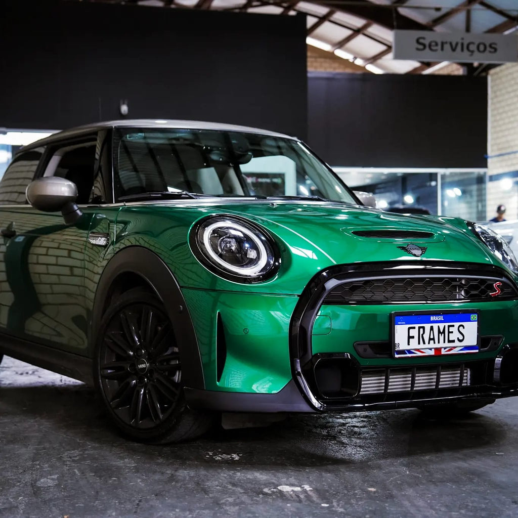 Suporte Moldura Placa Mercosul Carro Bandeira Grã Bretanha - 1 Par