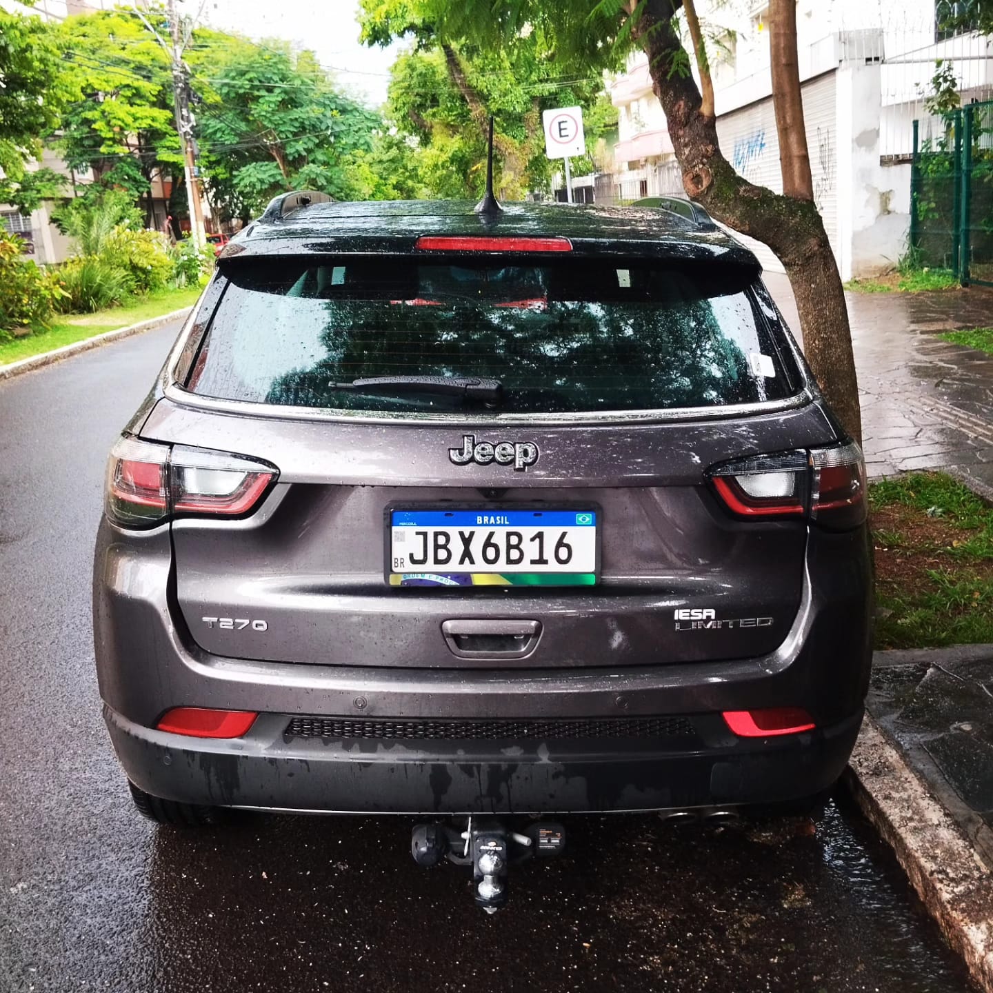 Suporte Moldura Placa Mercosul Carro Bandeira Brasil - 1 Par